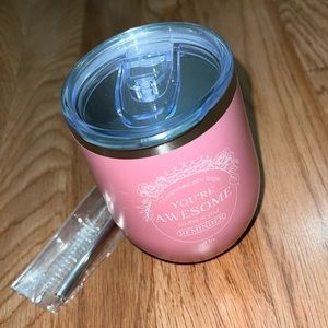 Pink Beverage Tumbler